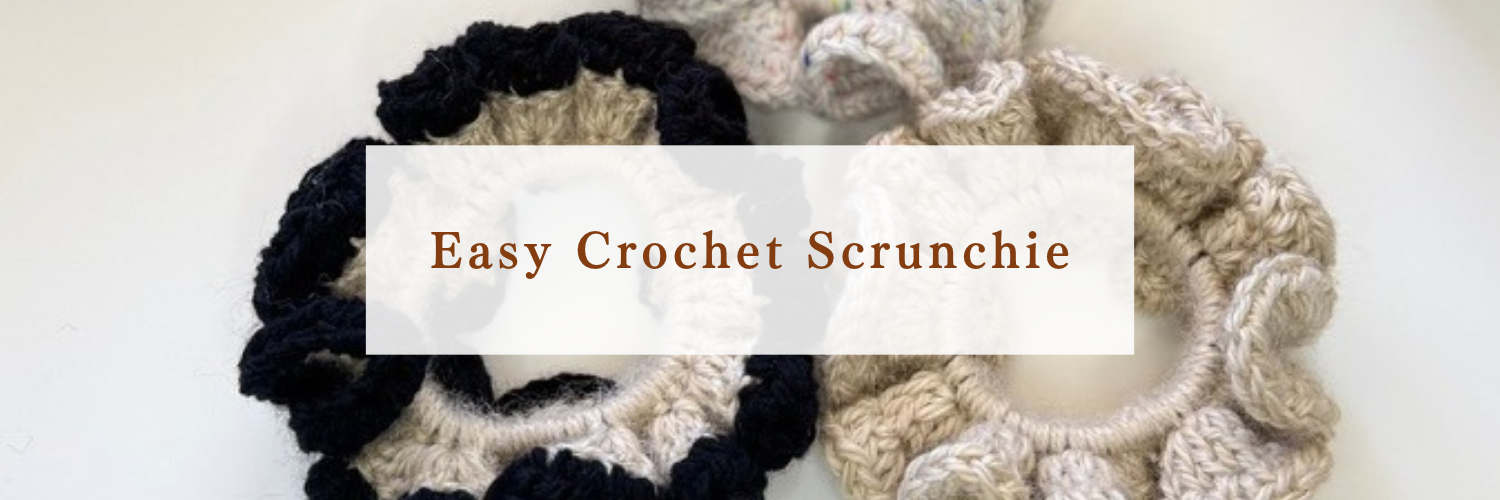 How to Crochet a Scrunchie in About an Hour